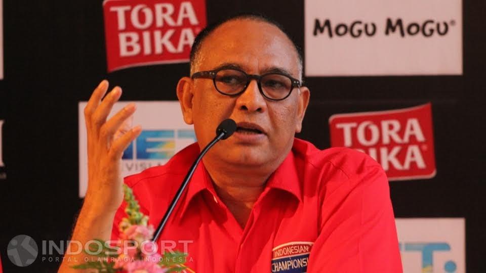 Hasani Abdulgani berbicara di hadapan awak media.